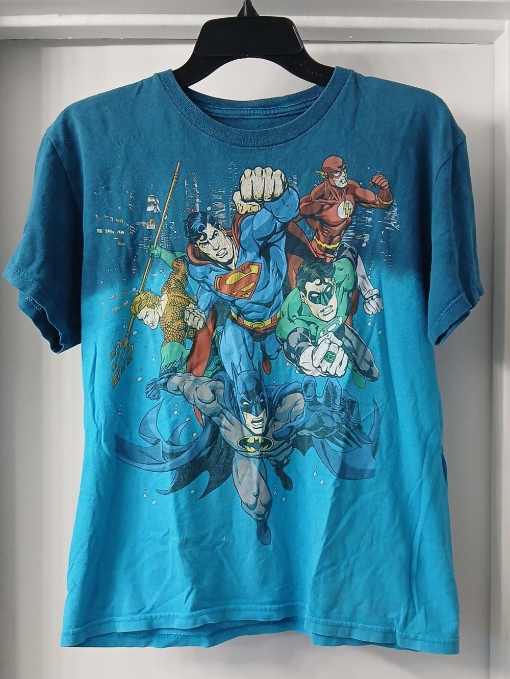 DC Comics Blue Justice League Boys' Graphic Tee